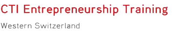 CTI Entrepreneurship Training CTI Entrepreneurship Training